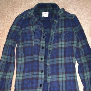 American Eagle mens flannel, extra small